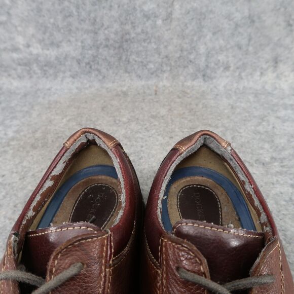 Dockers Shoes Mens 10 Derby Oxford Casual Classic Leather Comfort Dressy Brown main image 7